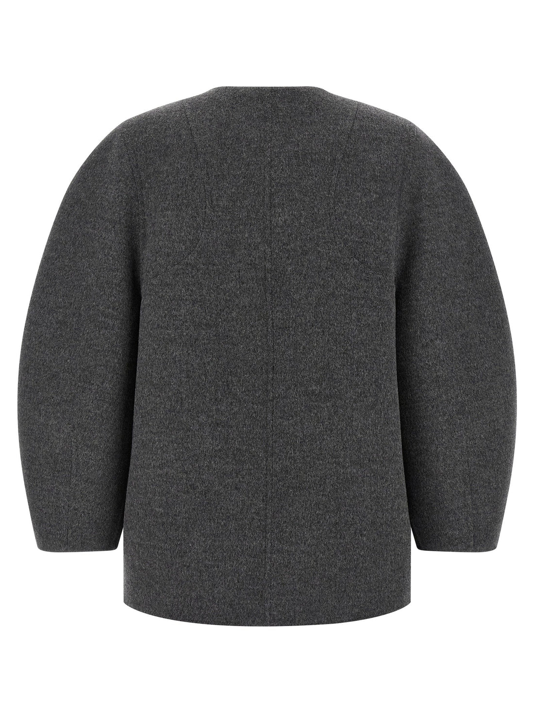 Fendi Gray Virgin Wool Coat