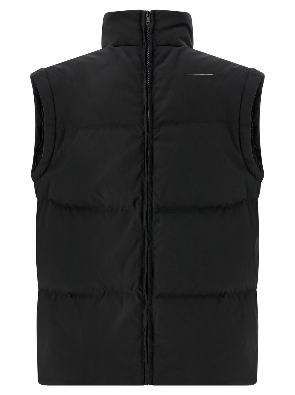 MM6 Maison Margiela Black Polyester Full-Length Jacket