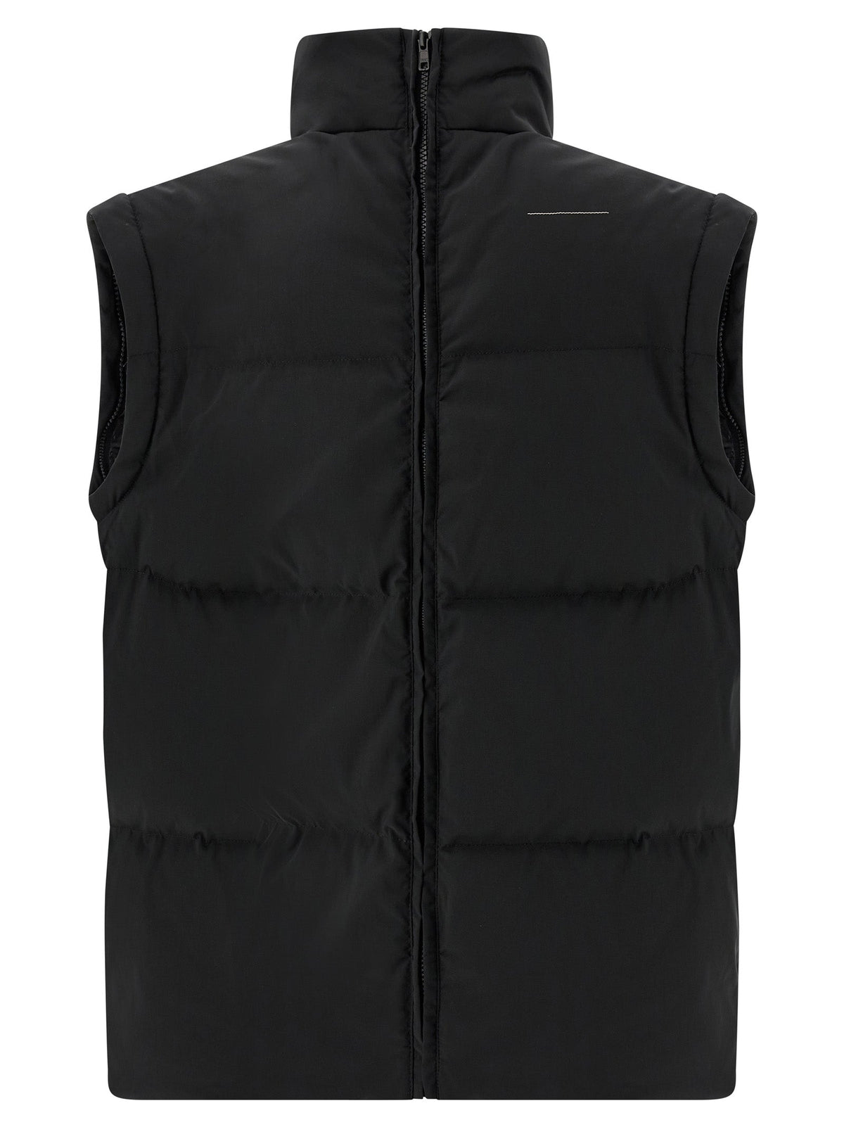 MM6 Maison Margiela Black Polyester Full-Length Jacket