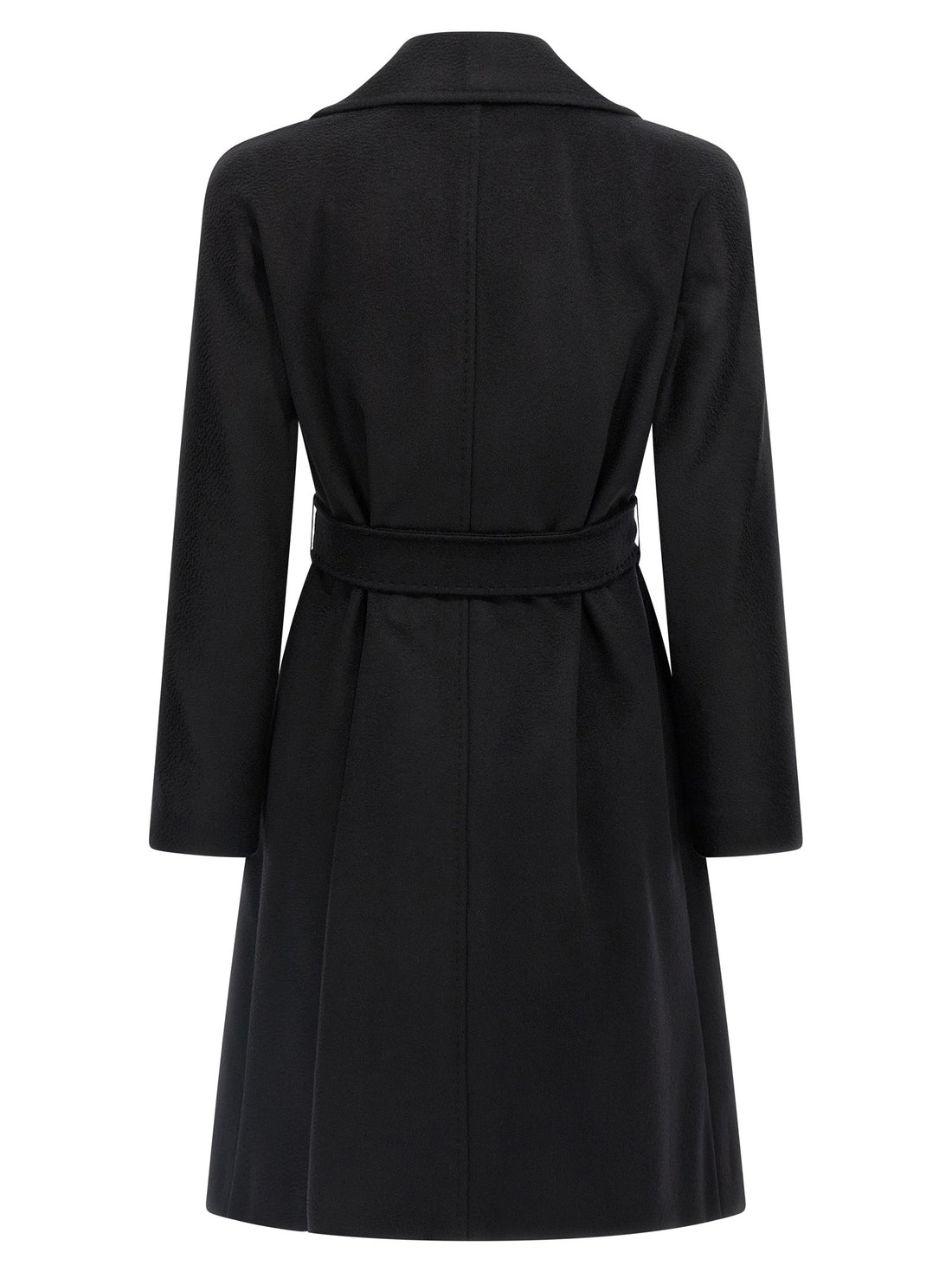 Max Mara Black Virgin Wool Coat