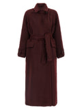 Max Mara Bordeaux Wool Coat