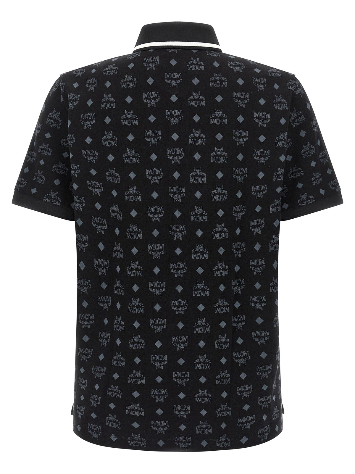 MCM Black Cotton Polo Shirt