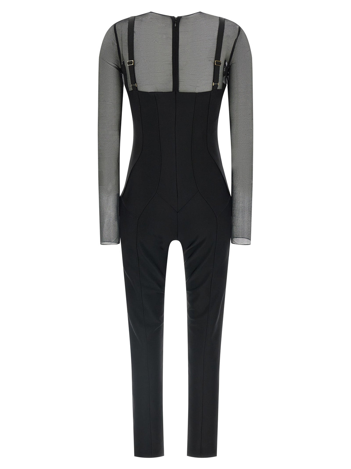 Elisabetta Franchi Black Polyamide Jumpsuit