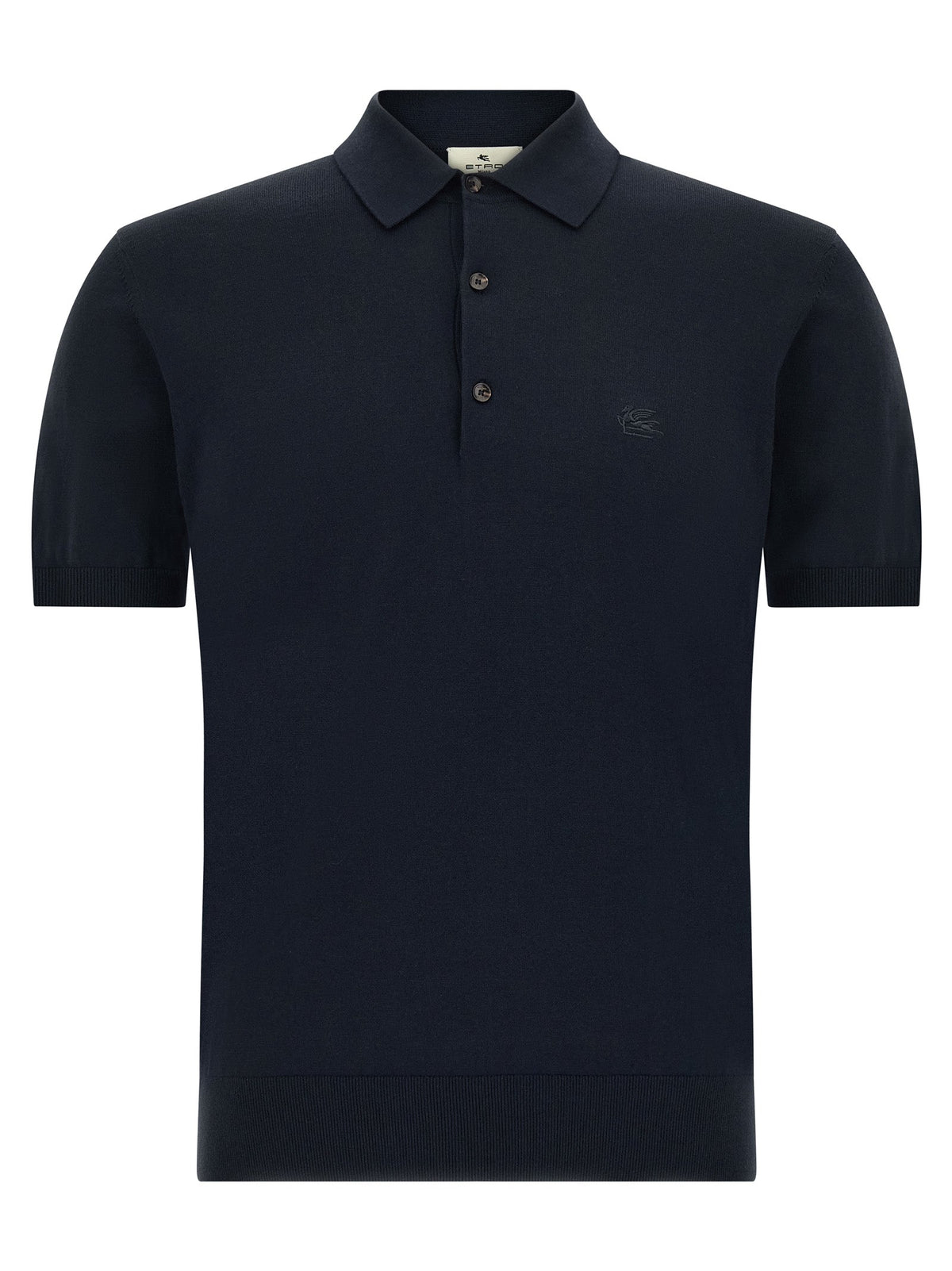 Etro Blue Cotton Polo Shirt