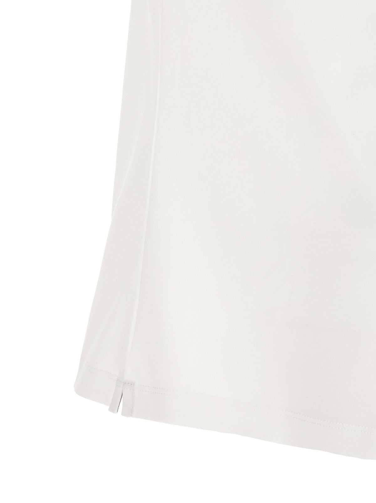 Brunello Cucinelli White Cotton Polo Shirt