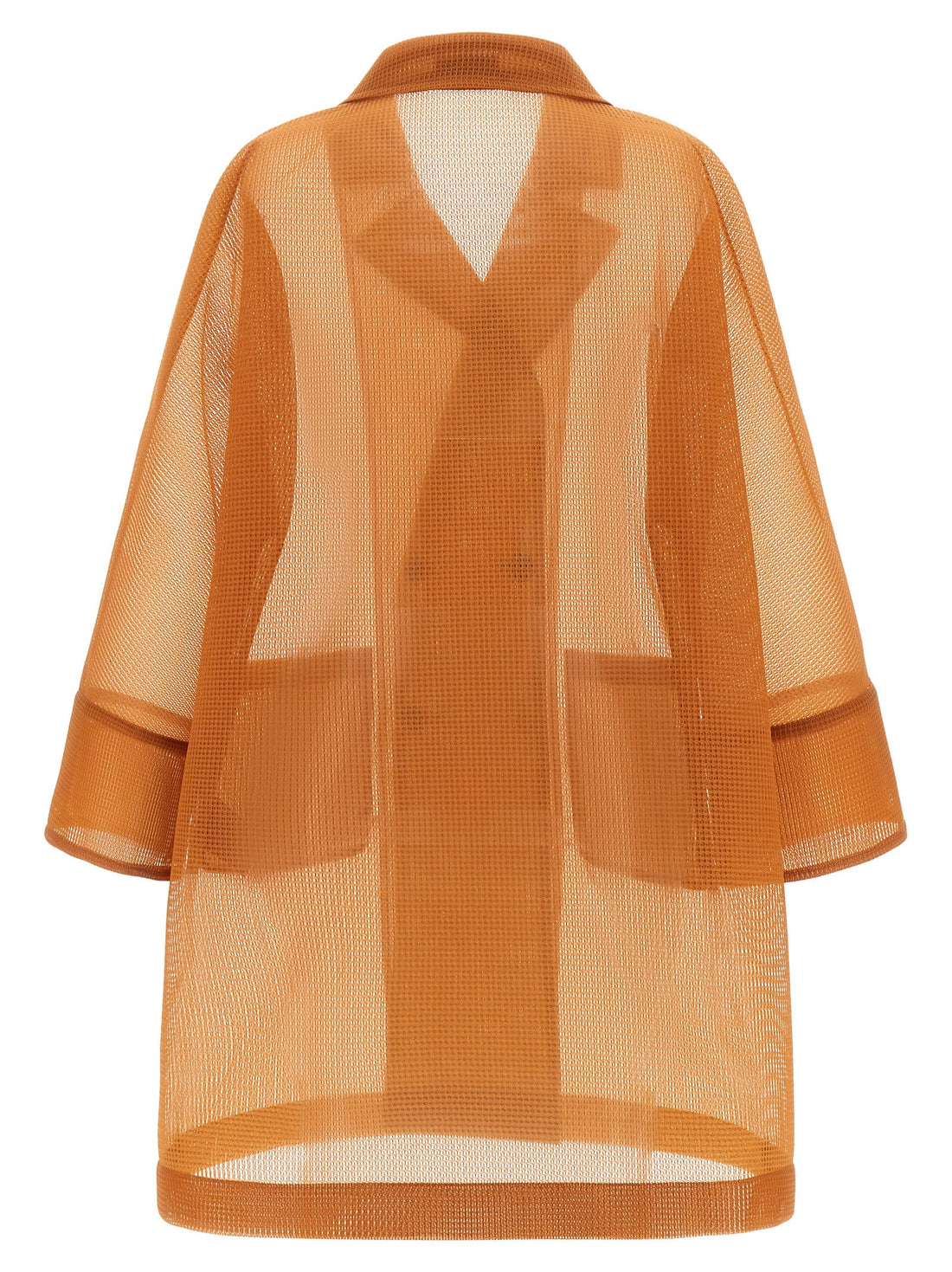Herno Orange Polyester Coat