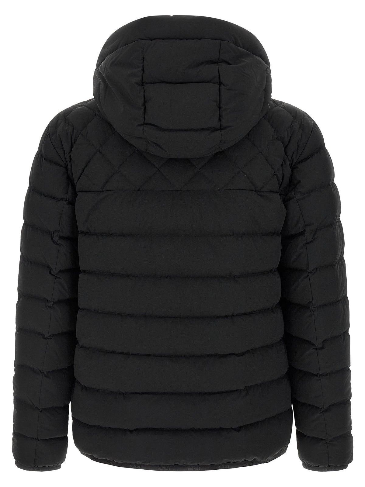 Mackage Black Nylon Full-Length Jacket