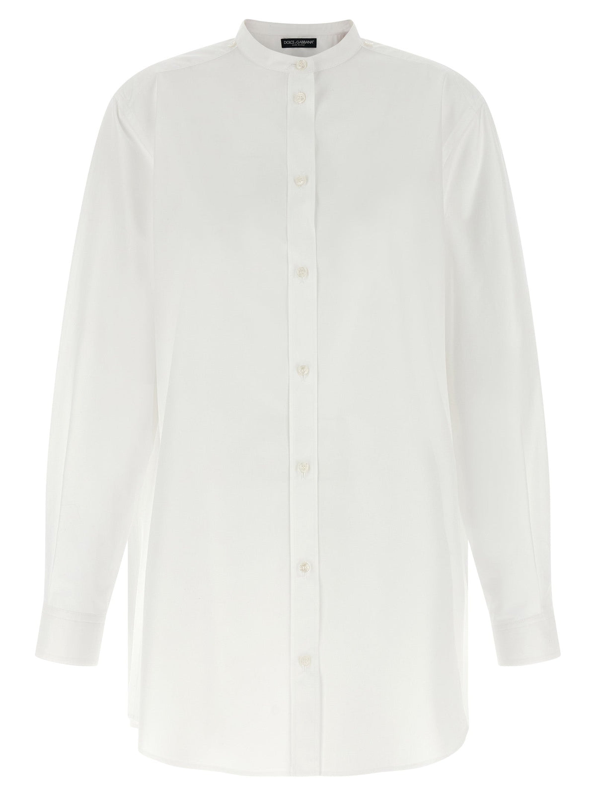 Dolce & Gabbana White Cotton Blouse