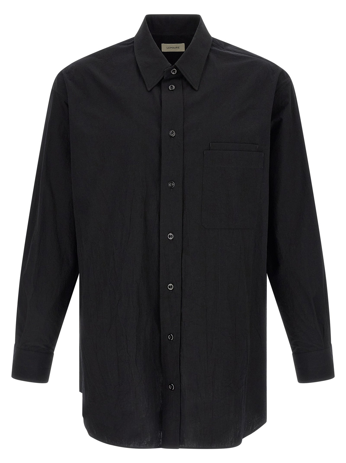 Lemaire Black Cotton Blouse