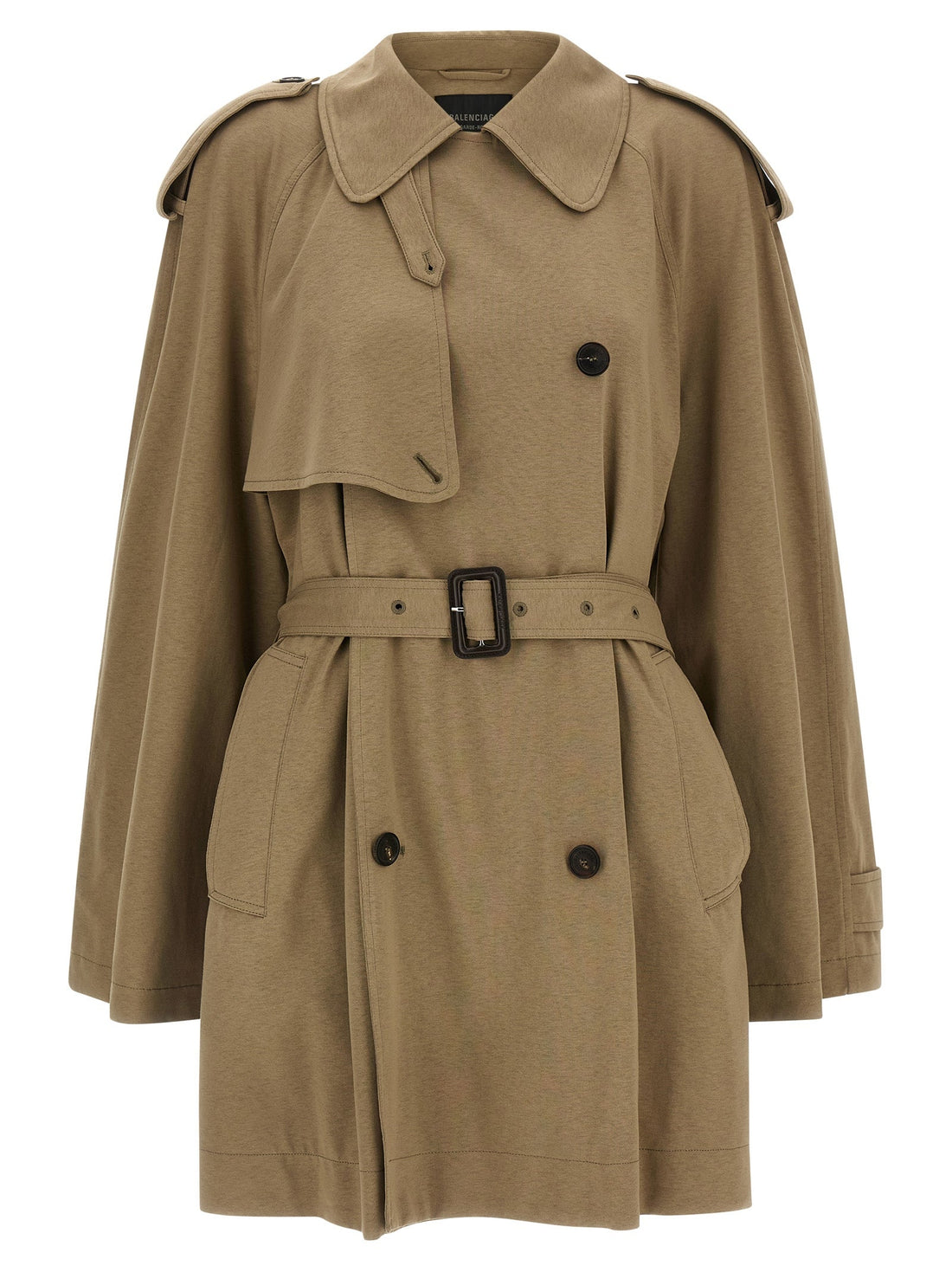Balenciaga Beige Cotton Coat