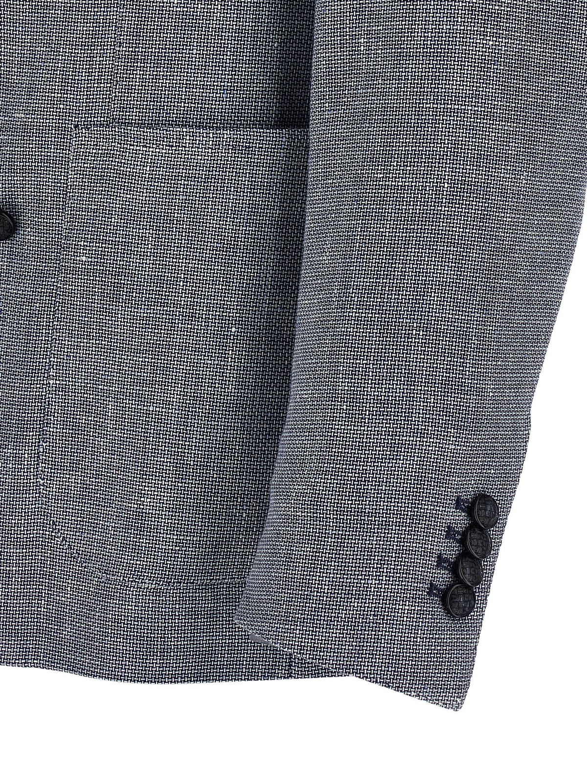 Tagliatore Blue Linen Blazer