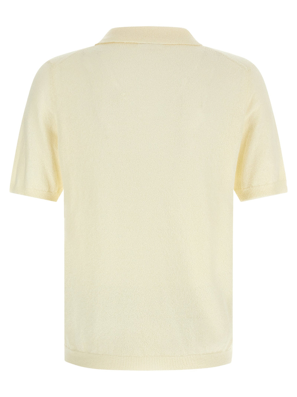 Roberto Collina Beige Cotton Polo Shirt