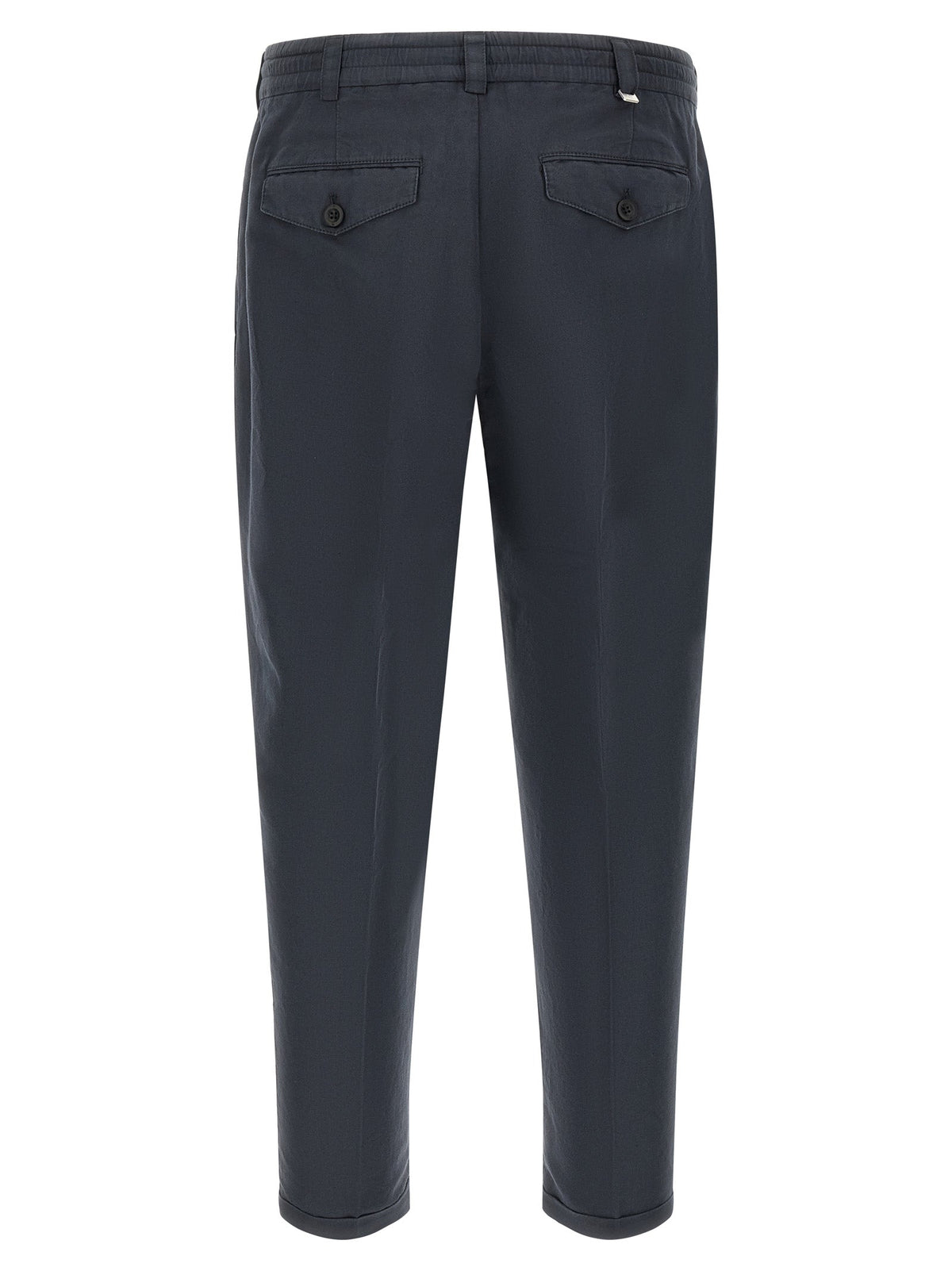 PT Torino Blue Linen Pants