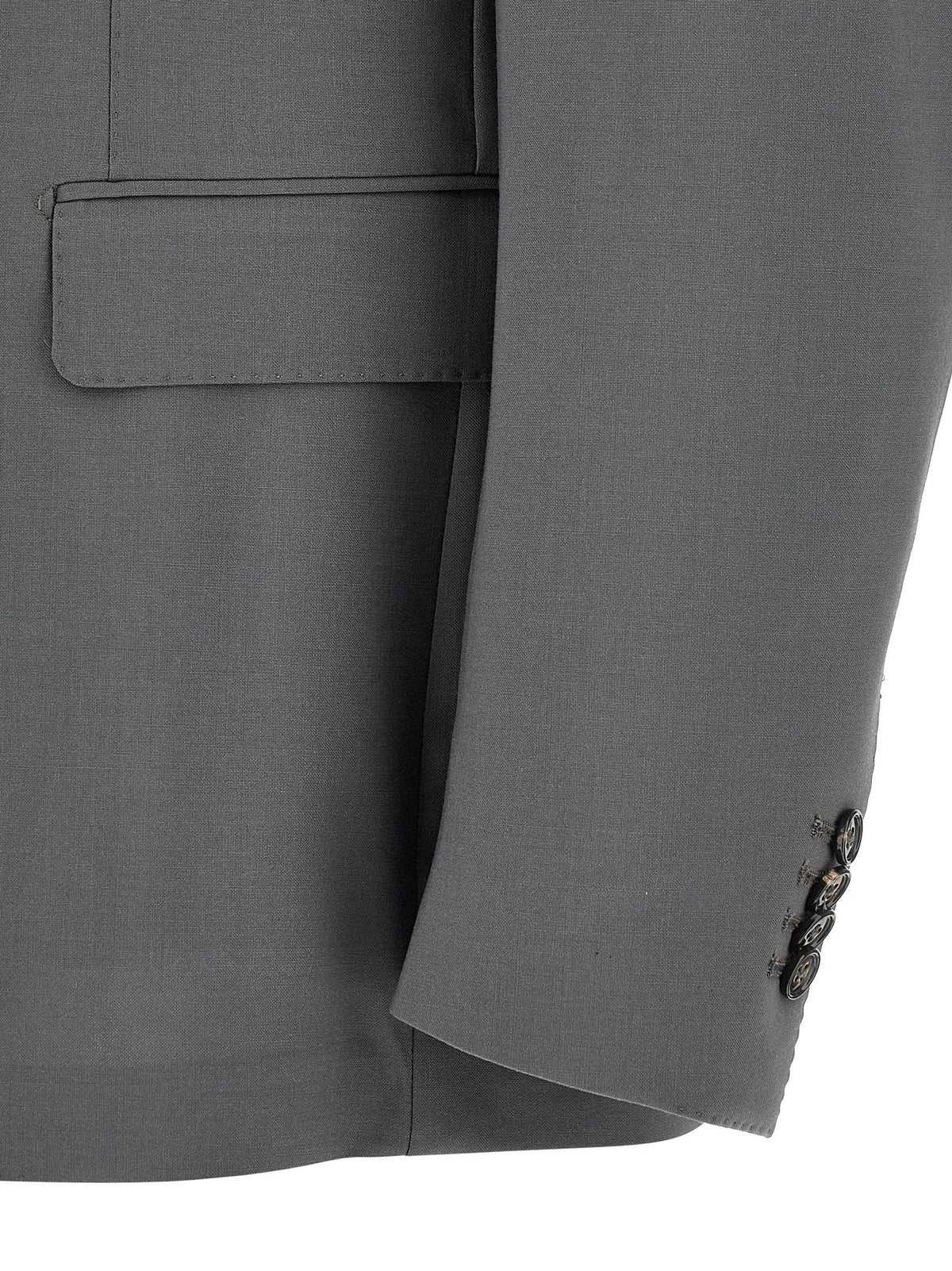 Tagliatore Gray Virgin Wool Two-Piece Suit