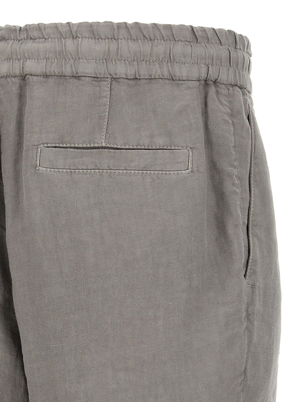 Brunello Cucinelli Gray Linen Bermuda Shorts