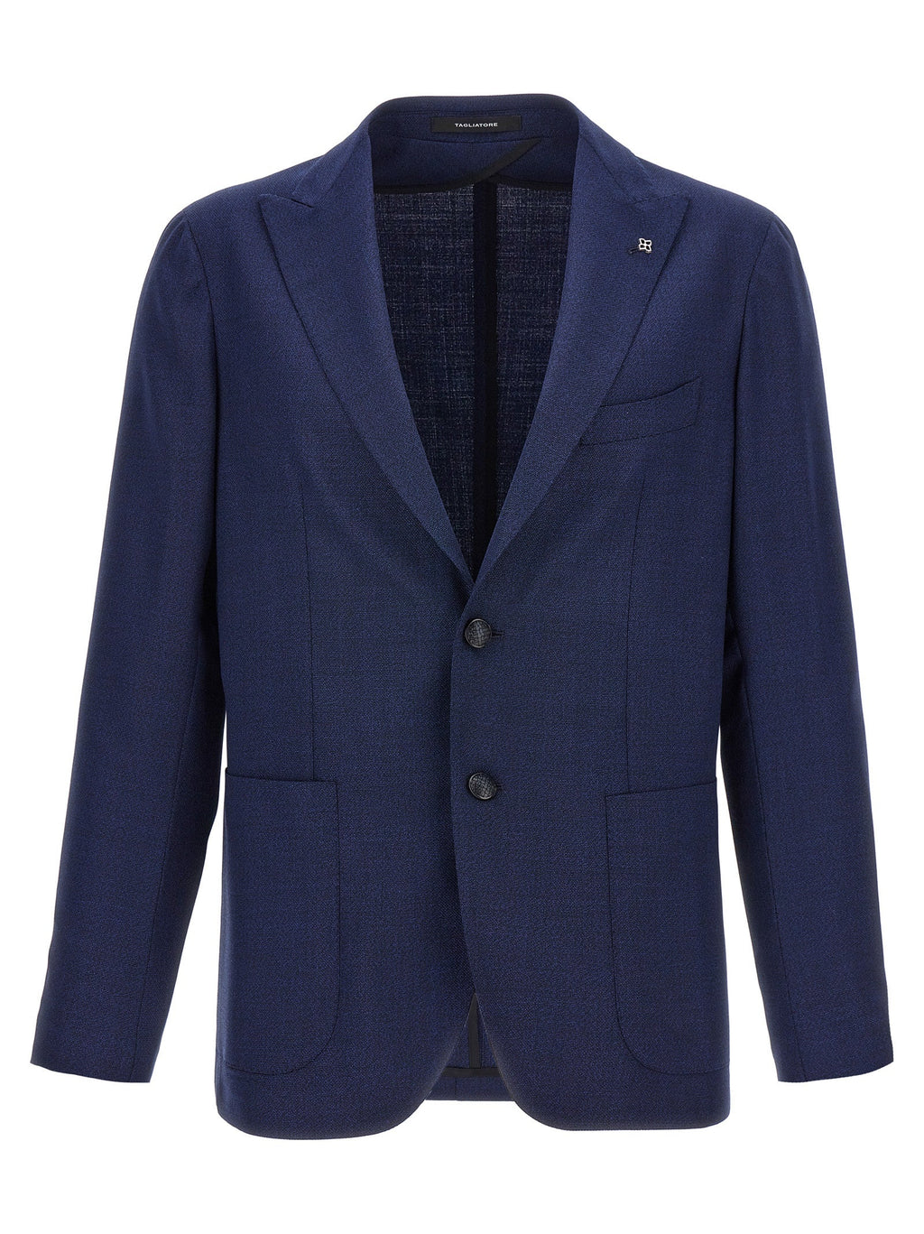 Tagliatore Blue Virgin Wool Blazer