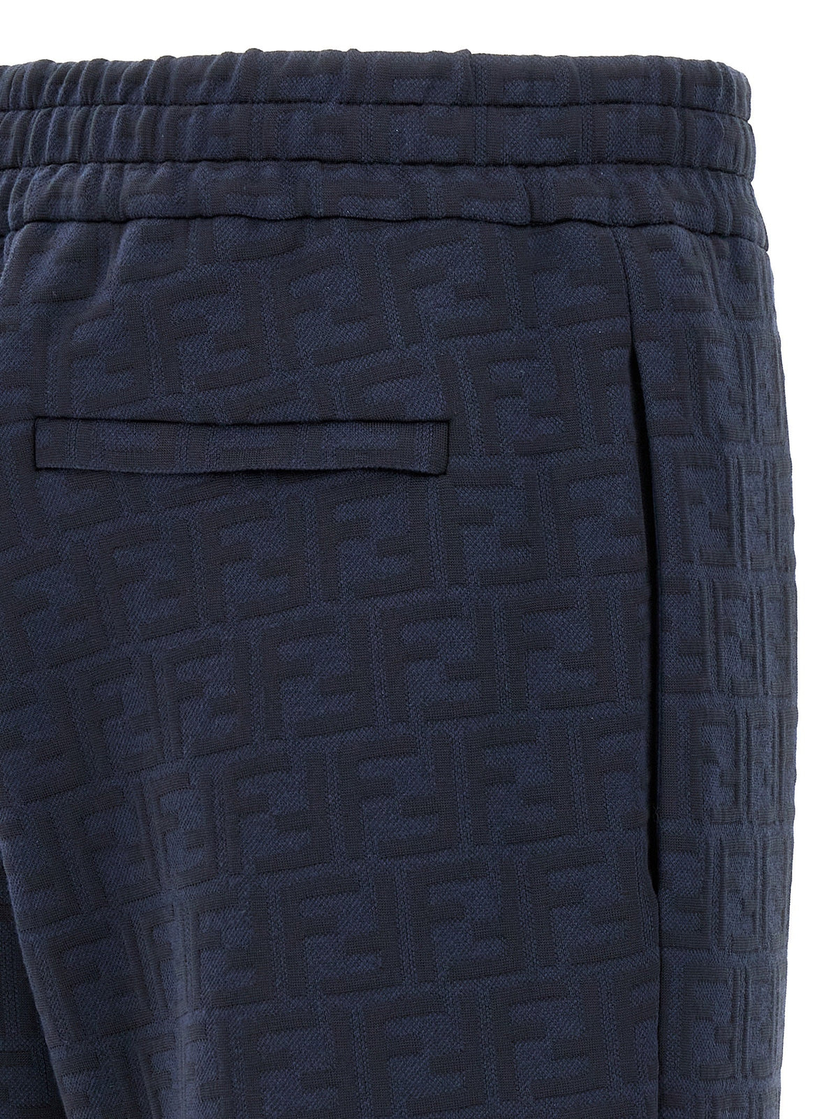 Fendi Blue Polyester Joggers (Workout Pants)