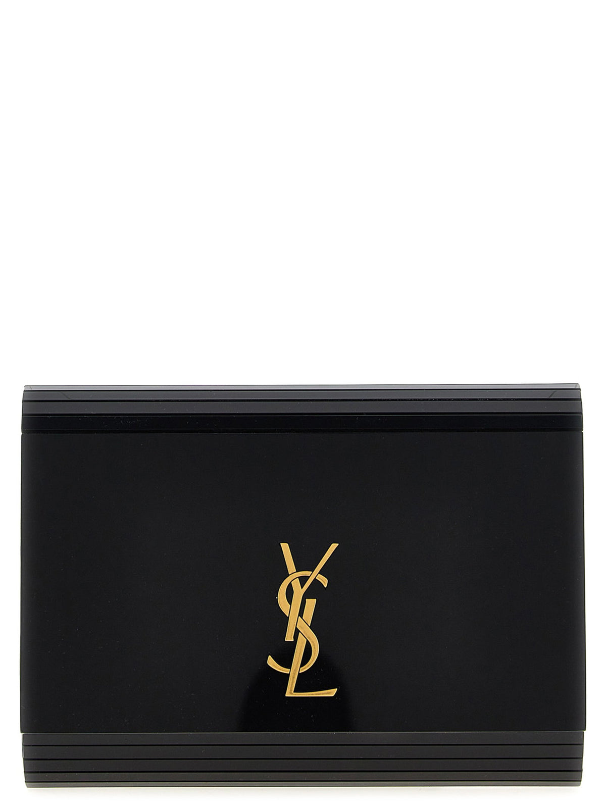 Saint Laurent Black Plexiglass Crossbody Bag