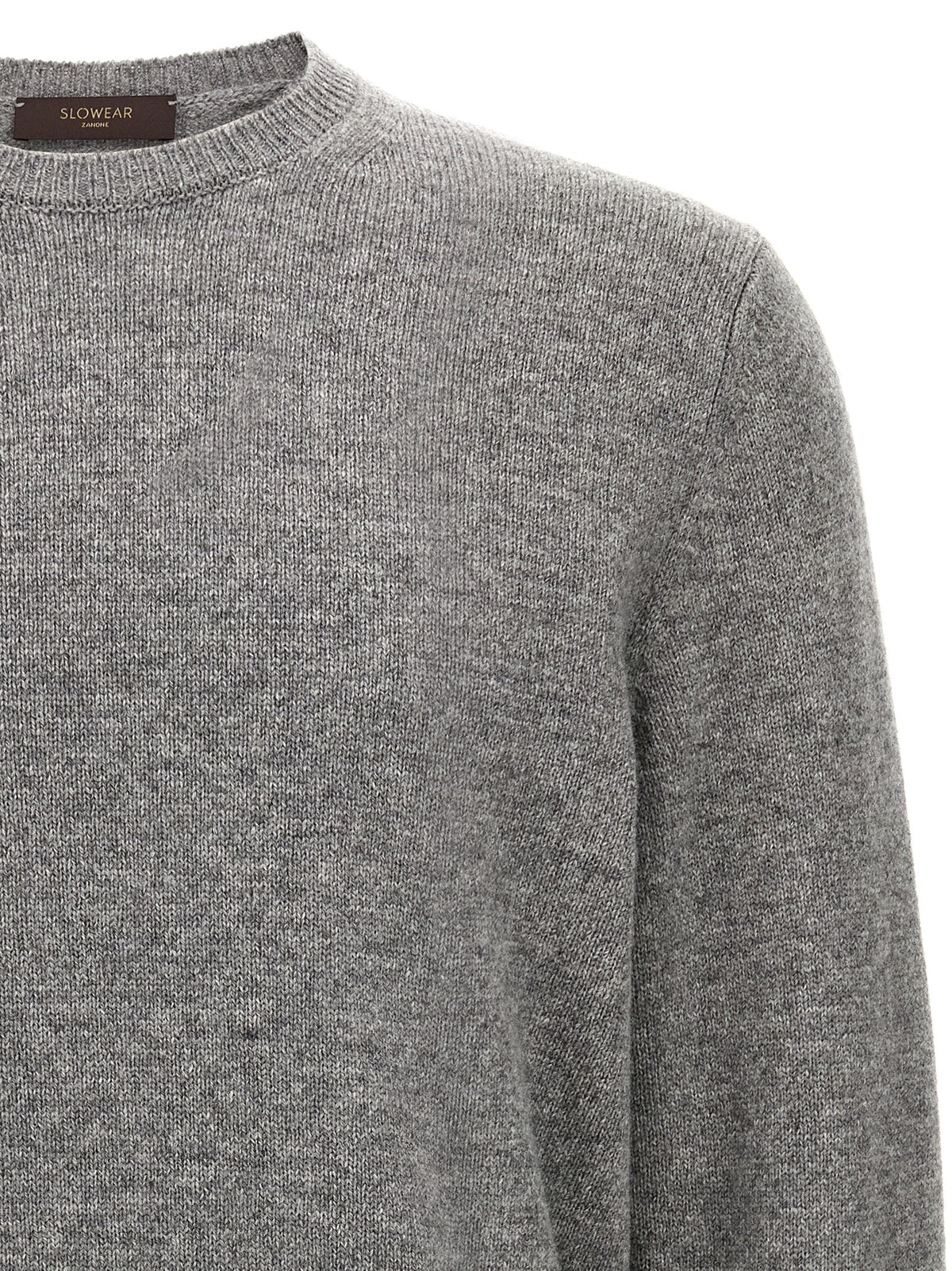 ZANONE Gray Virgin Wool Cardigan