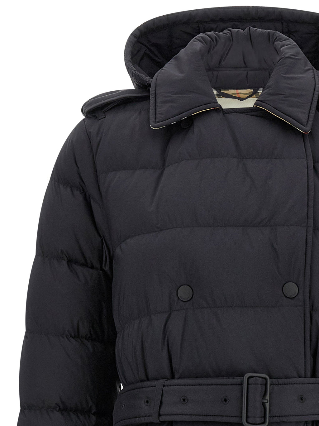 Burberry Black Polyamide Coat
