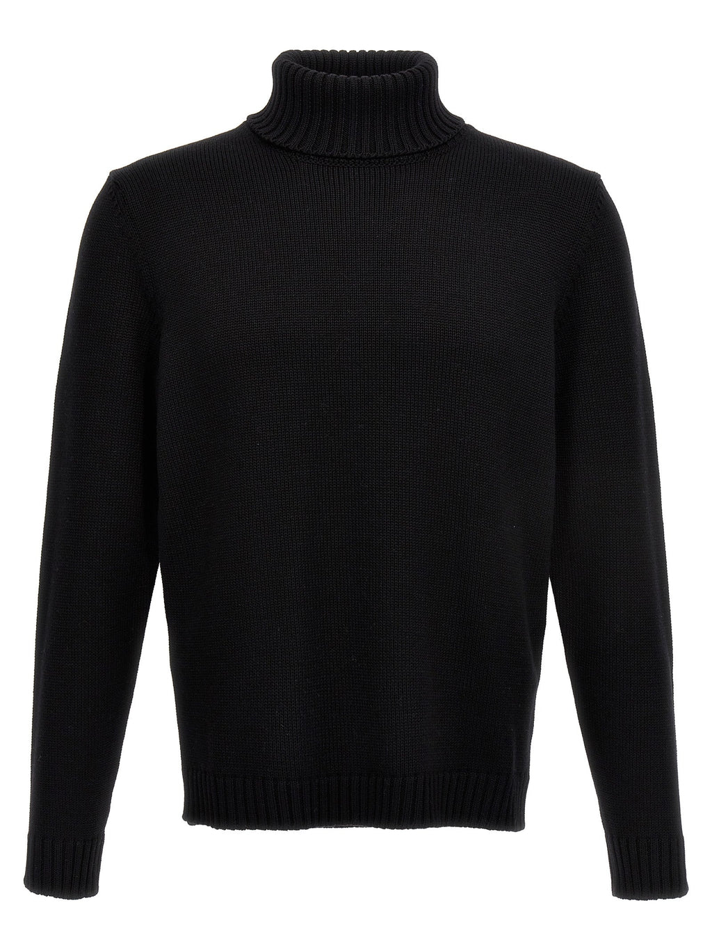 ZANONE Black Virgin Wool Cardigan