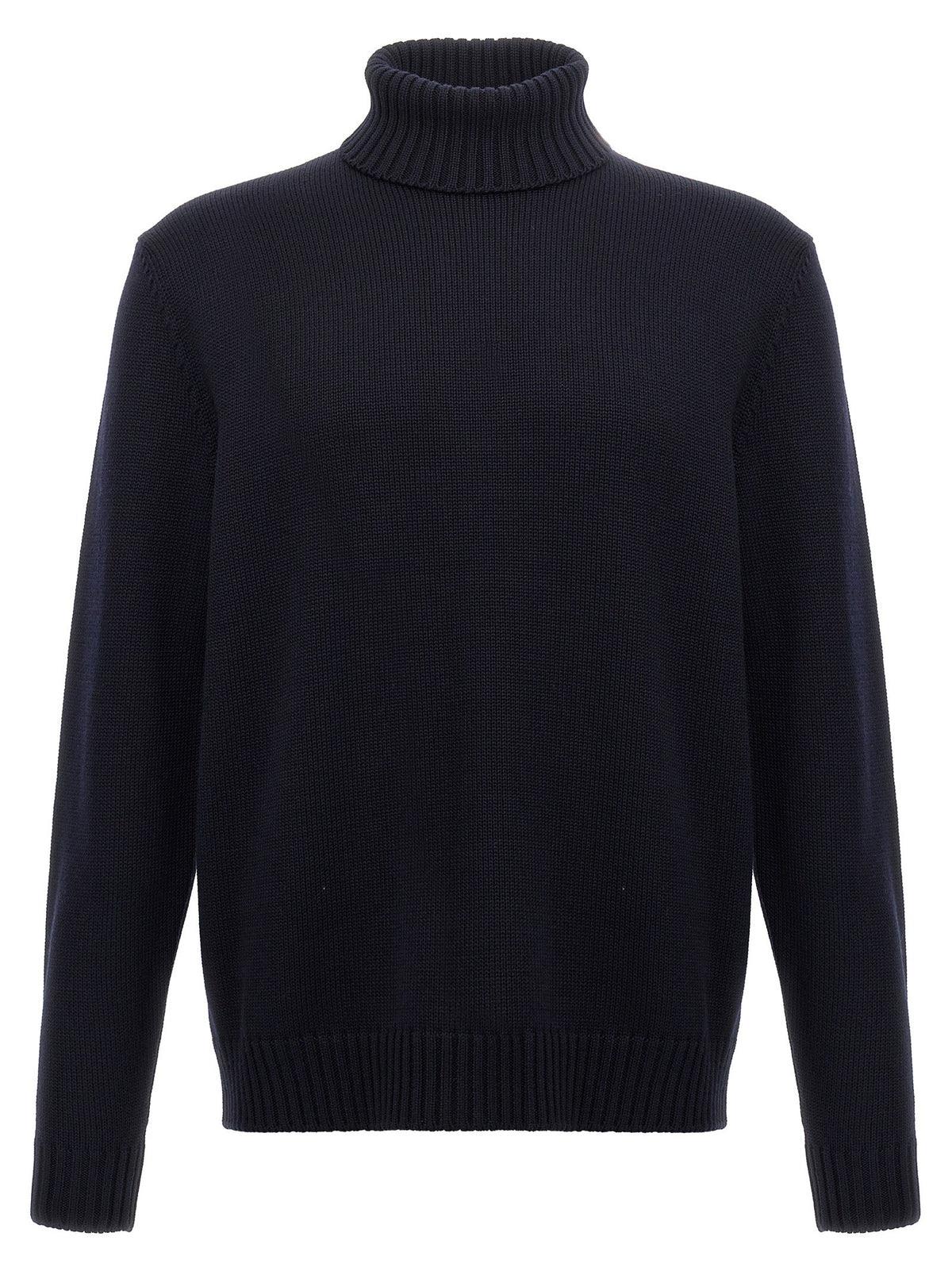 ZANONE Blue Virgin Wool Cardigan