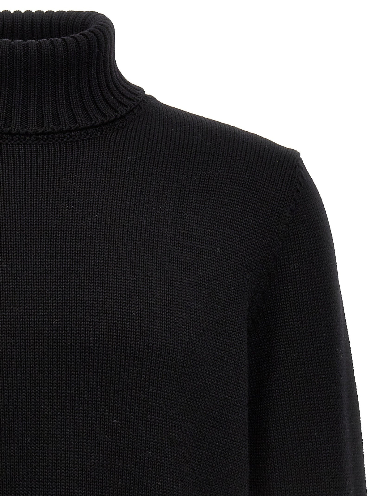 ZANONE Black Virgin Wool Cardigan