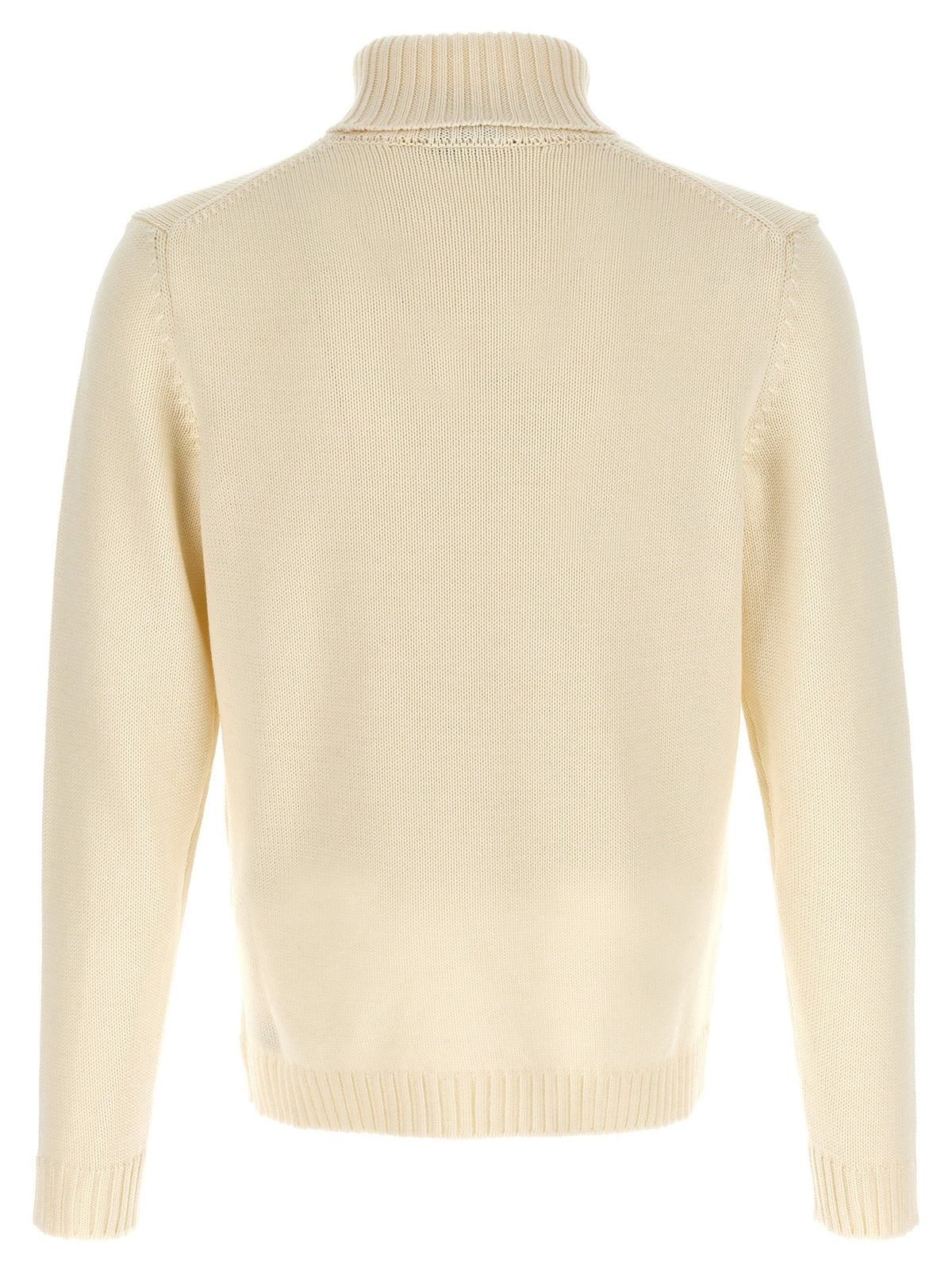 ZANONE White Virgin Wool Cardigan