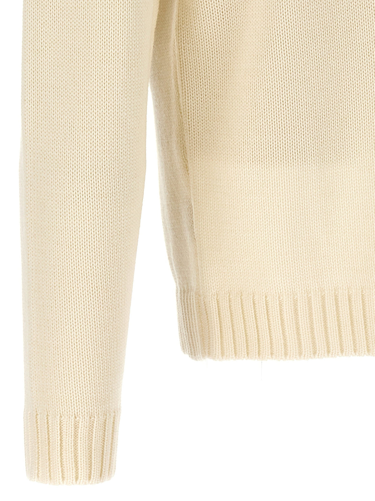 ZANONE White Virgin Wool Cardigan