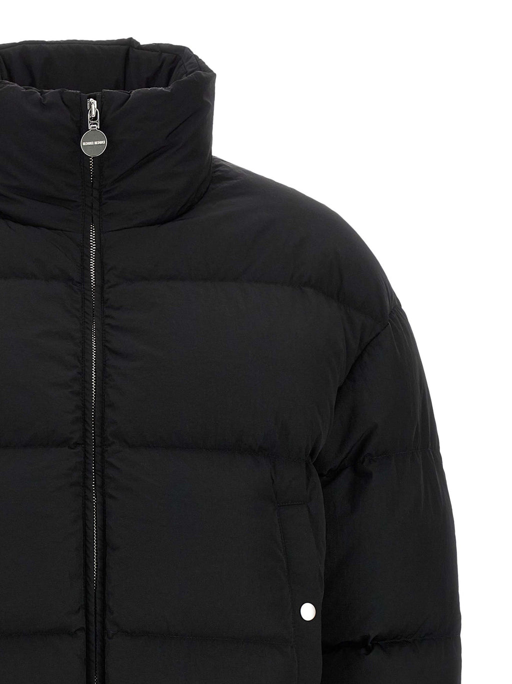 IENKI IENKI Black Nylon Full-Length Jacket