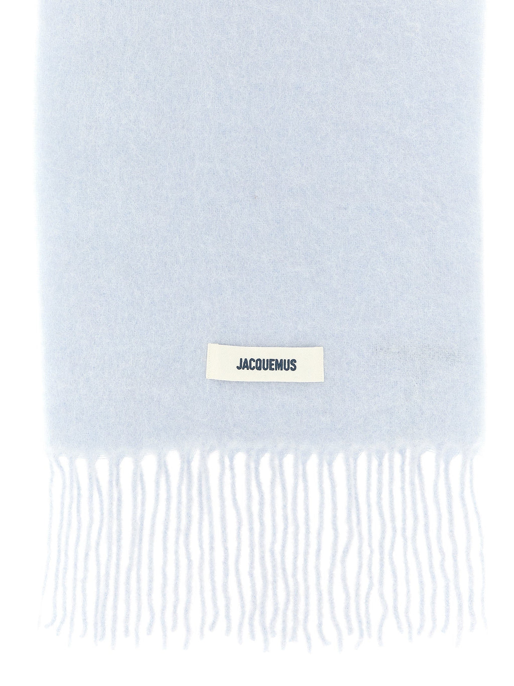 Jacquemus Blue Alpaca Leather Scarf