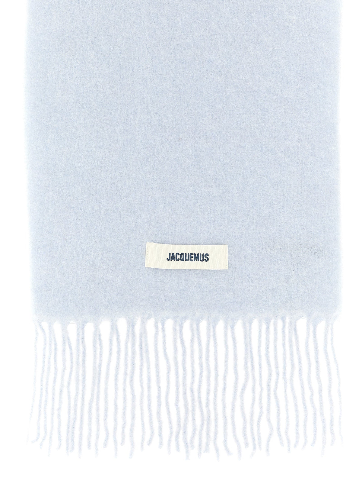 Jacquemus Blue Alpaca Leather Scarf