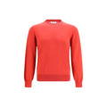 Brunello Cucinelli Red Cotton Sweatshirt