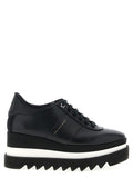 Stella McCartney Black Polyethylene Wedge Sandals