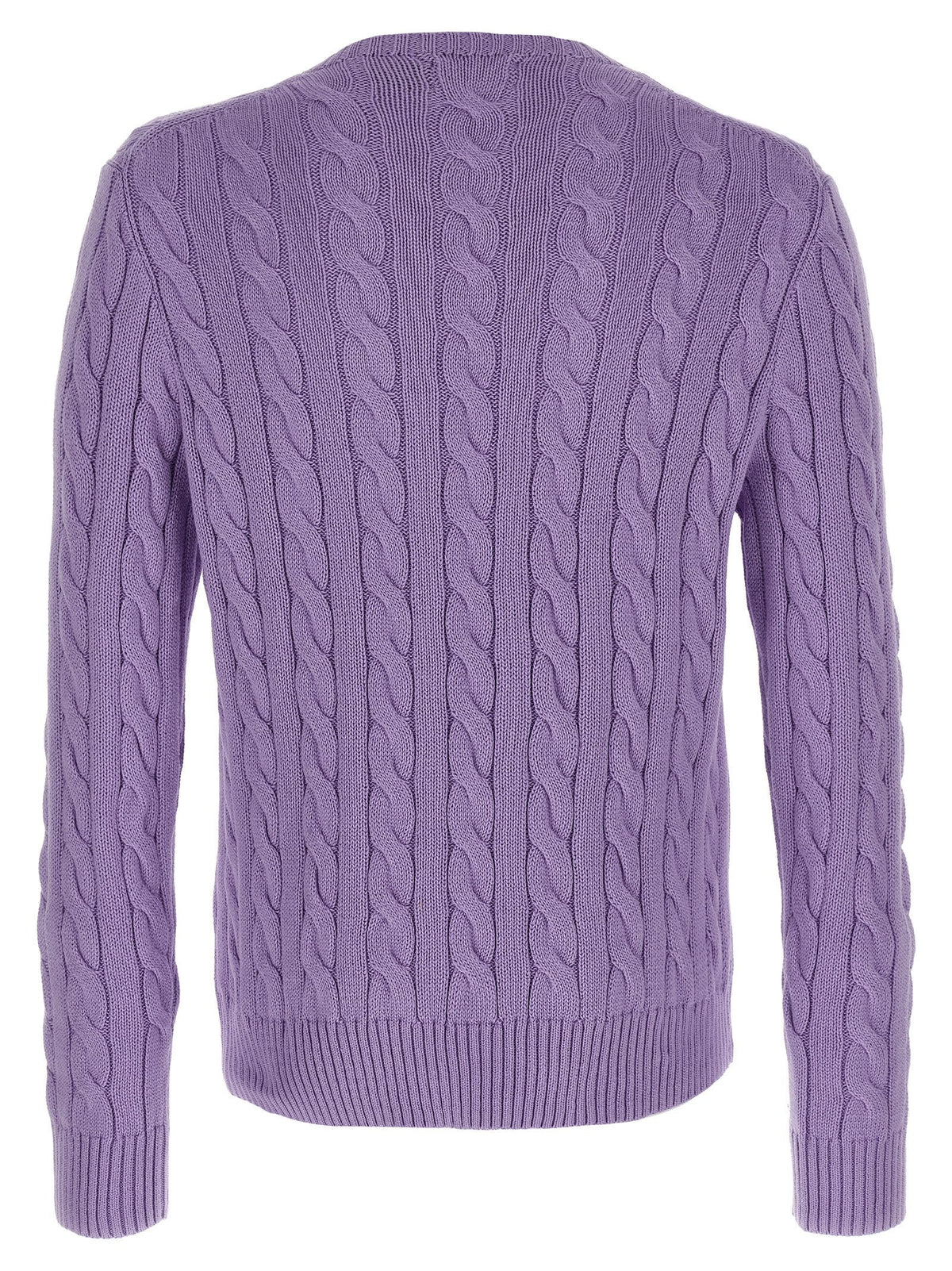 Polo Ralph Lauren Purple Cotton Cardigan