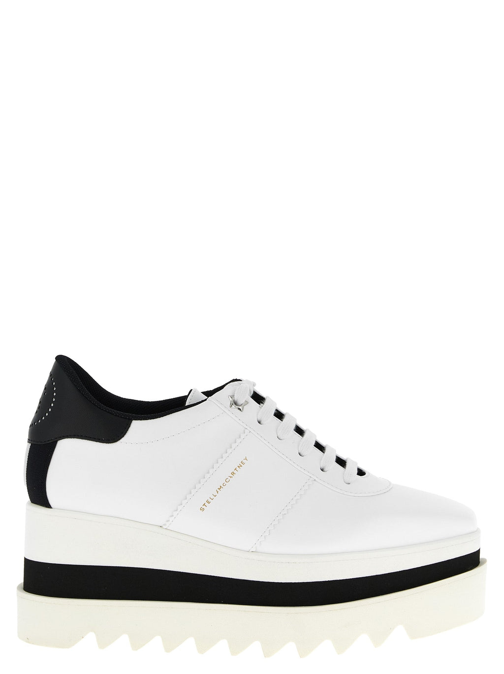 Stella McCartney Bicolor Polyethylene Wedge Sandals