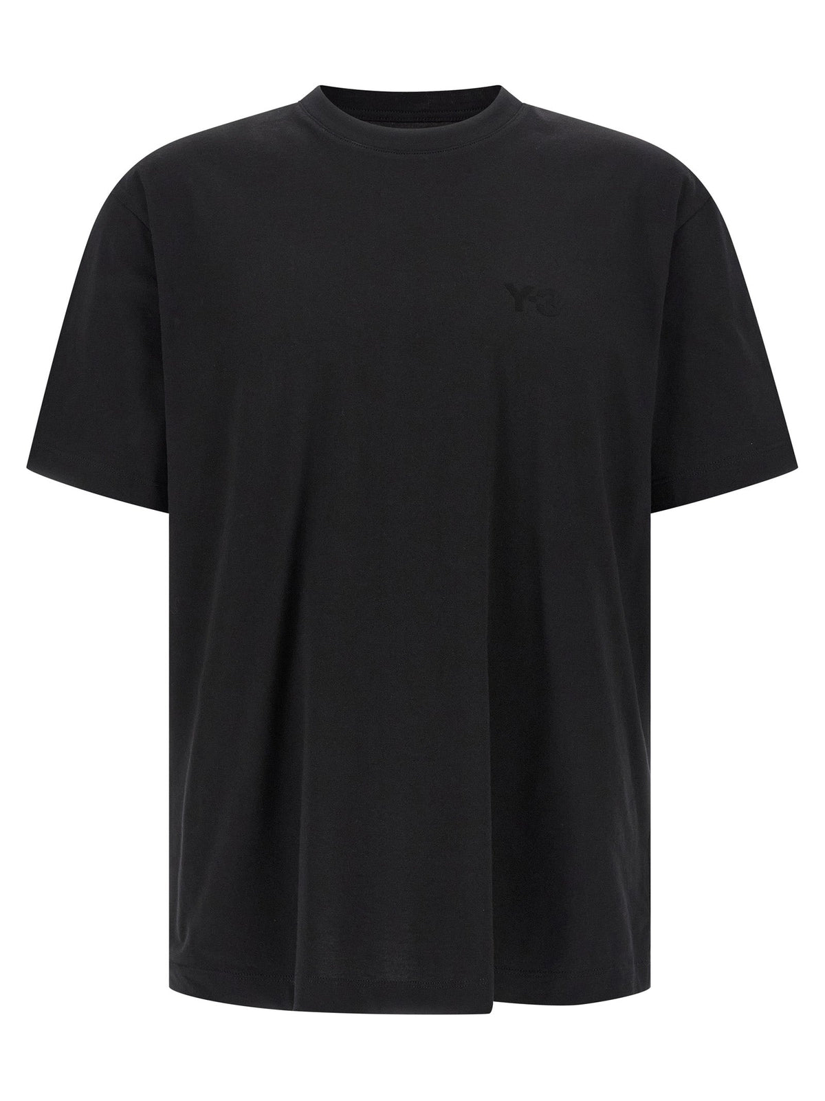 Y-3 Black Cotton T-Shirt