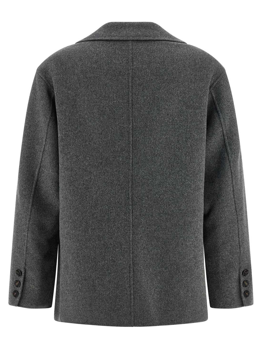 'S Max Mara Gray Virgin Wool Blazer