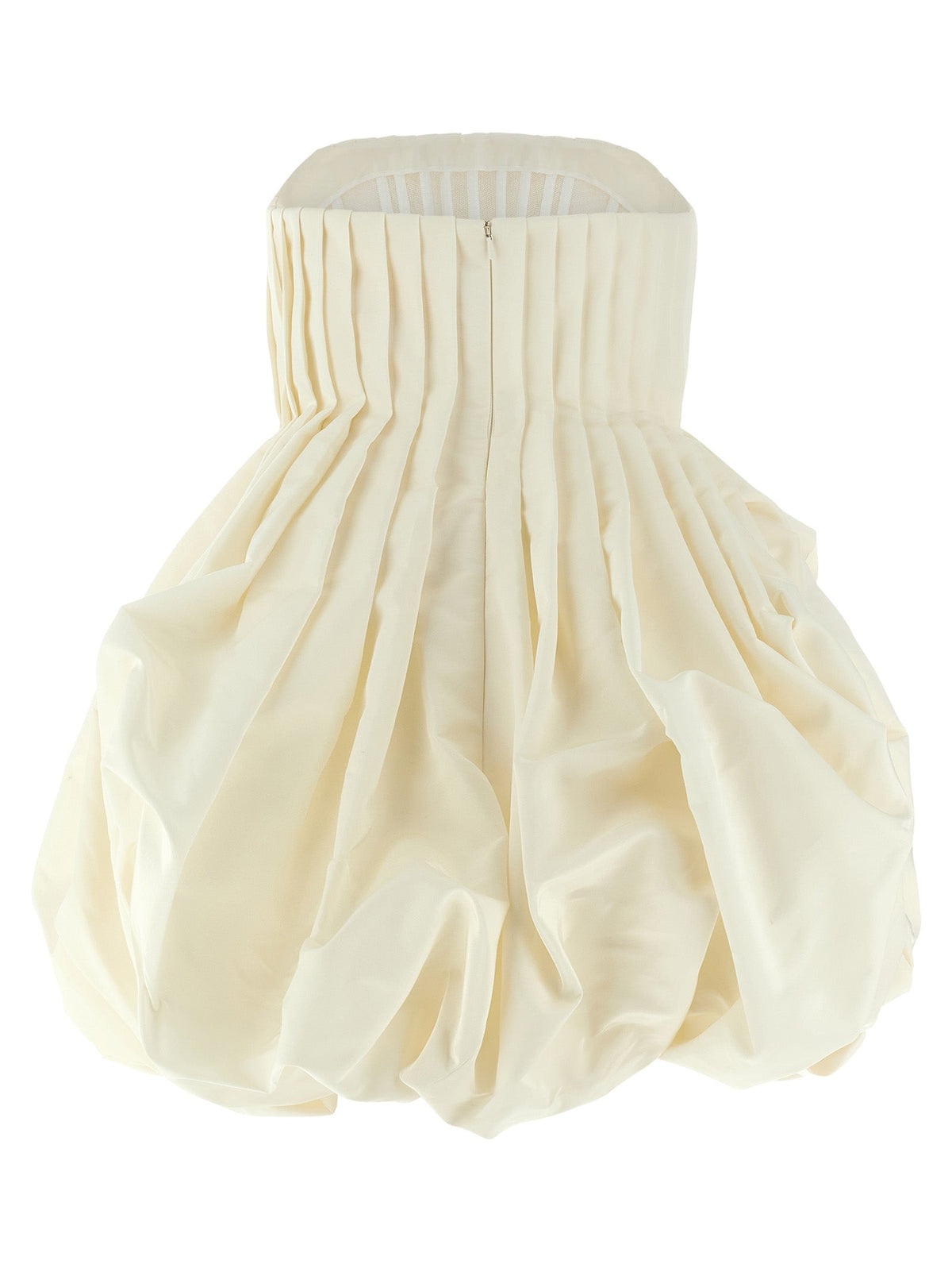 Carolina Herrera White Silk Short Dress
