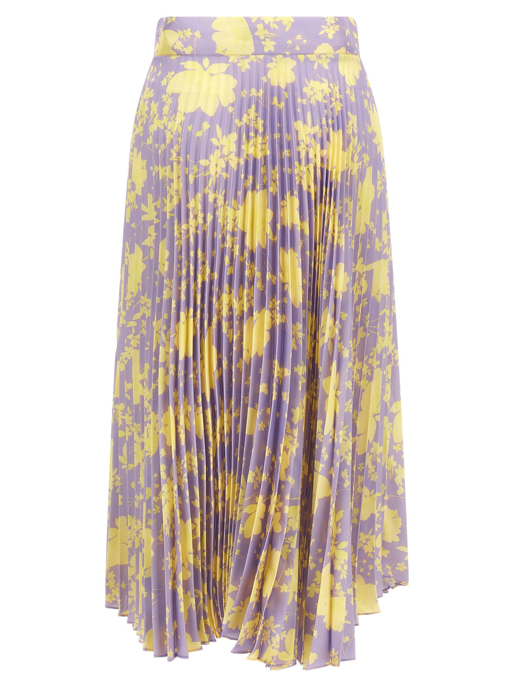 CATALINA Purple Recycled Polyester Midi Skirt
