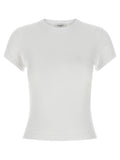 Saint Laurent White Cotton T-Shirt