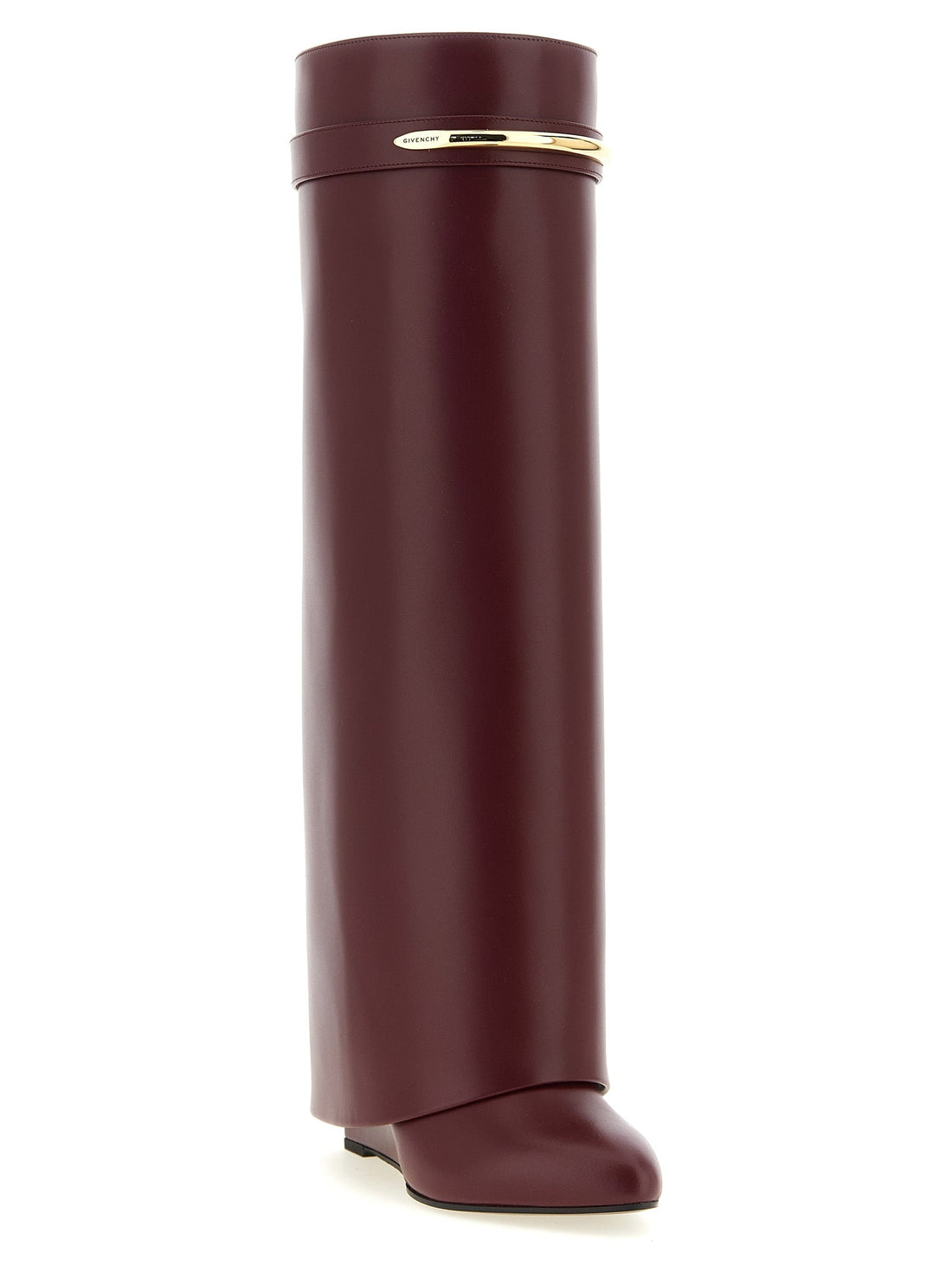 Givenchy Bordeaux Calfskin Over The Knee
