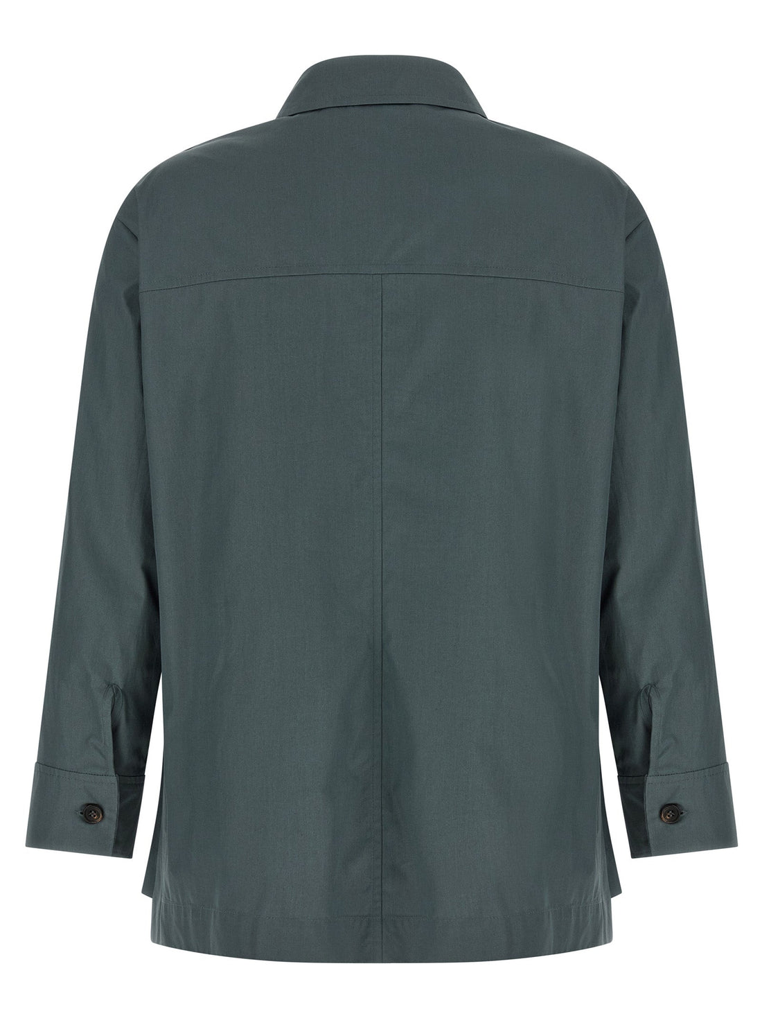 'S Max Mara Gray Cotton Blouse