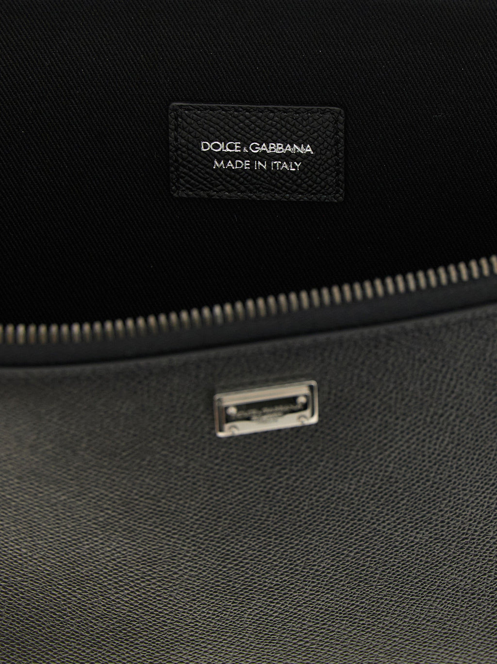 Dolce & Gabbana Black Calfskin Clutch Bag