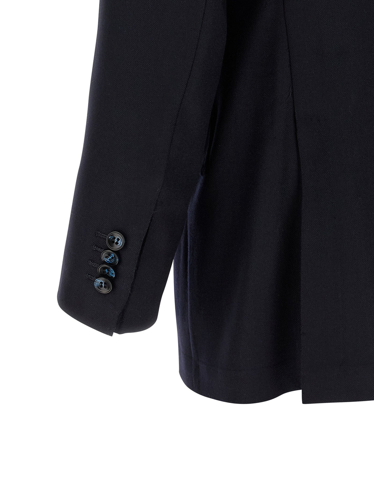Kiton Blue Virgin Wool Two-Piece Suit