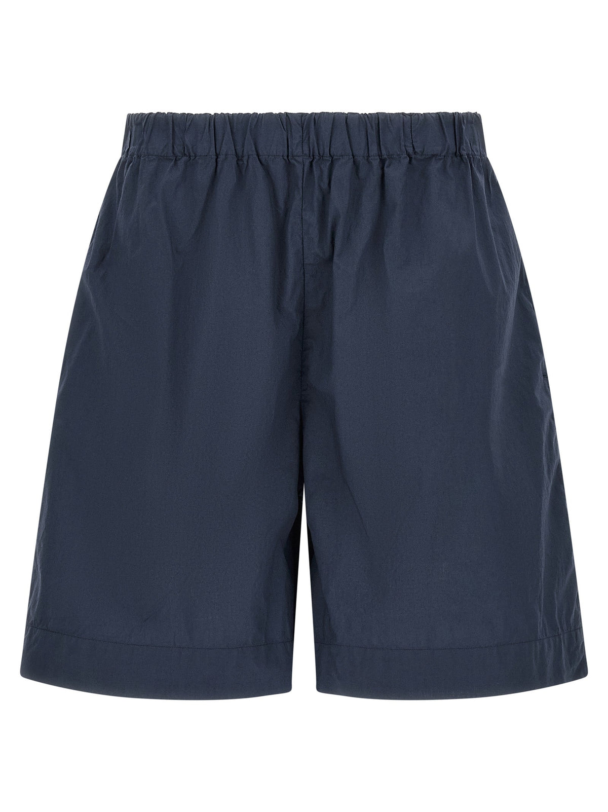 XACUS Blue Cotton Bermuda Shorts