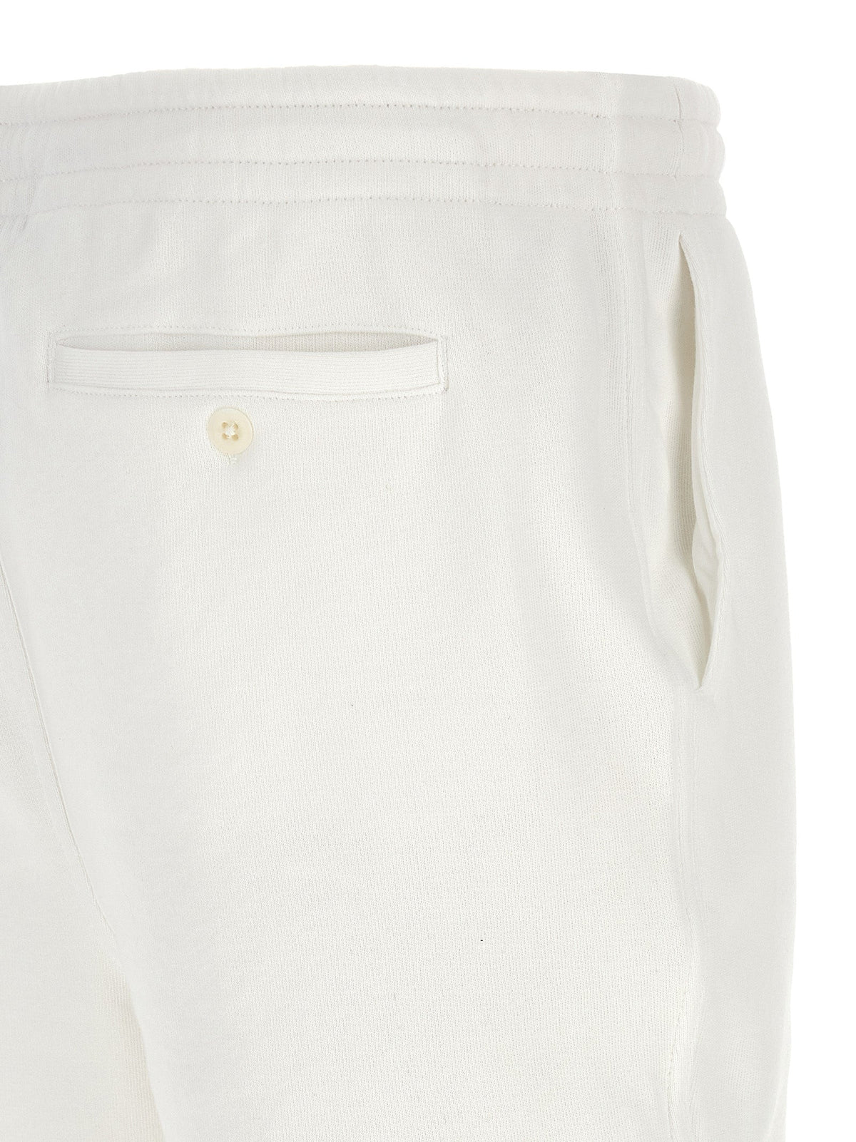 Polo Ralph Lauren White Cotton Bermuda Shorts