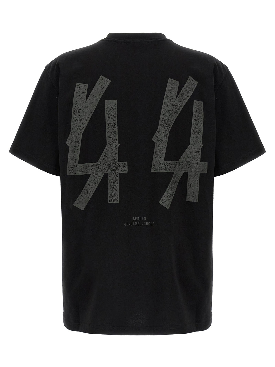 44 Label Group Black Cotton T-Shirt