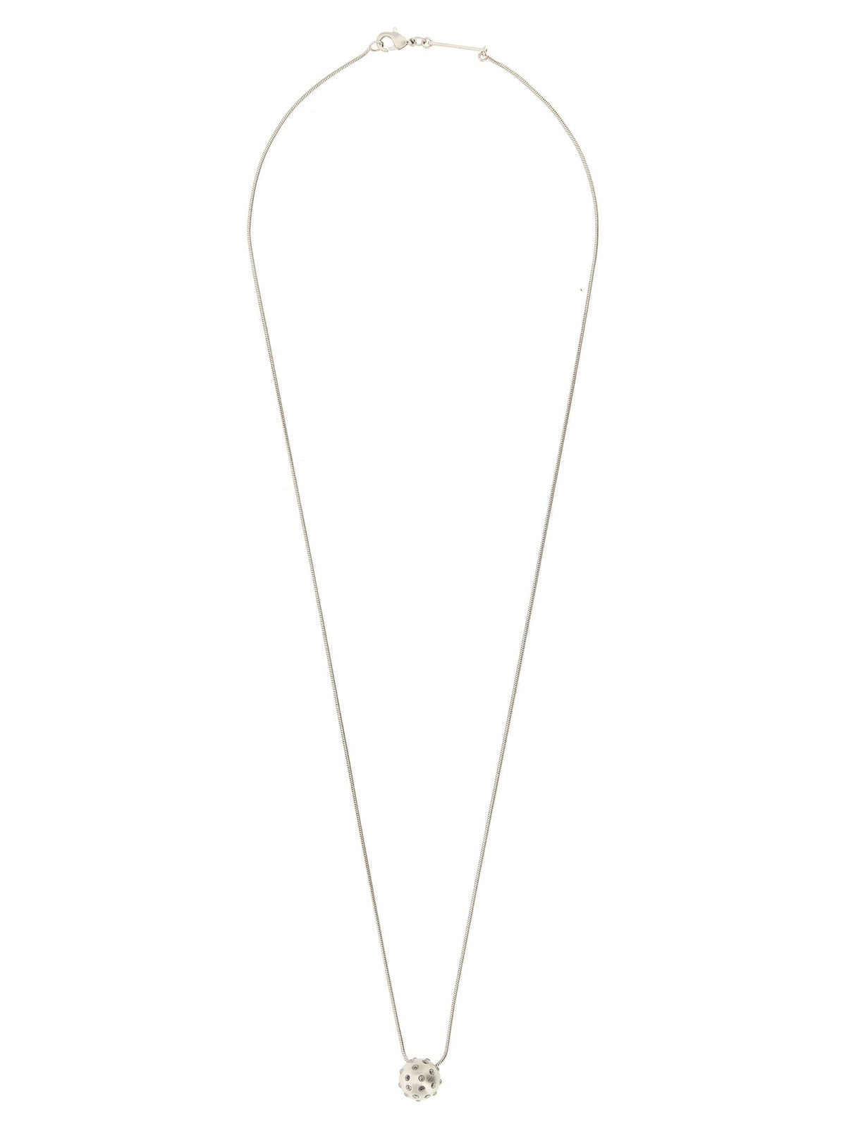 Rick Owens Silver Brass Necklace