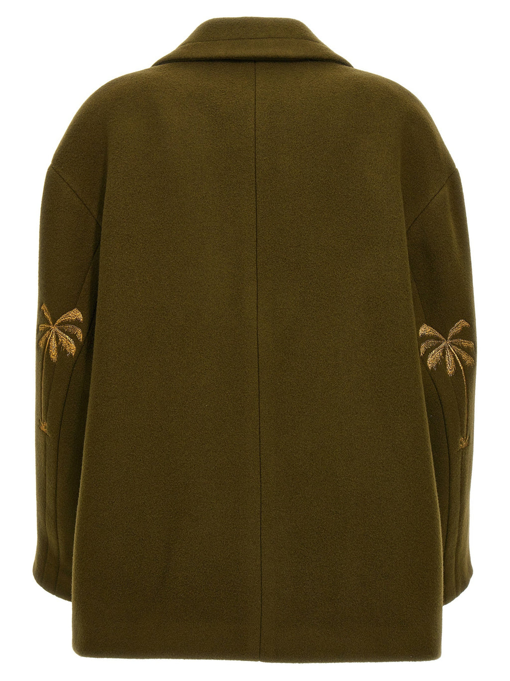 Palm Angels Bicolor Virgin Wool Coat
